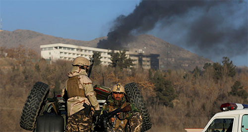 Aumenta el número de muertos en el ataque al Hotel Intercontinental de Kabul